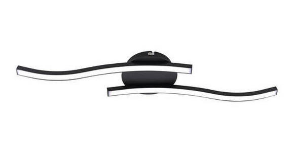 LED-DECKENLEUCHTE 55,5/12/7 cm - Schwarz, Basics, Kunststoff/Metall (55,5/12/7cm) - Novel