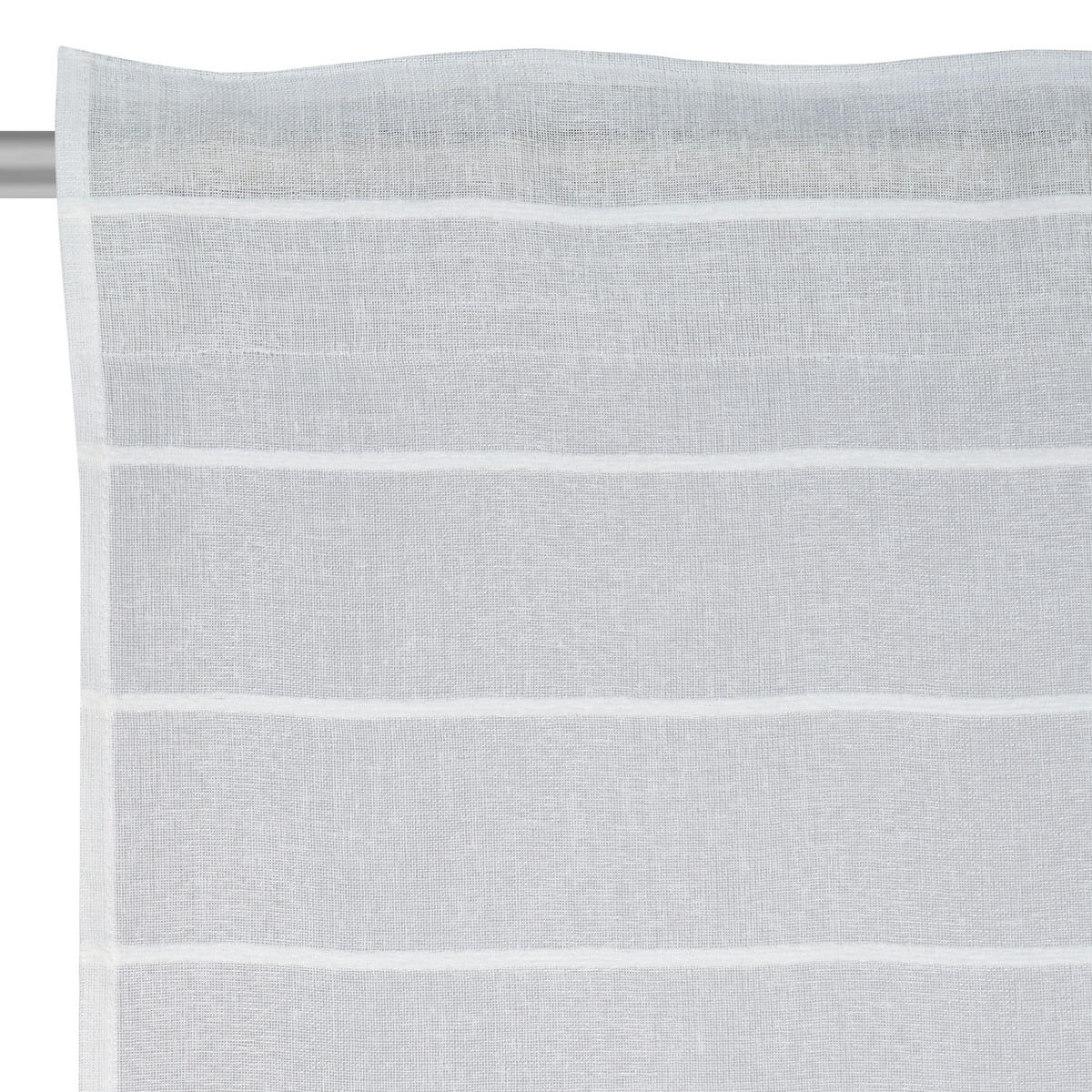 ZAVJESA SA SKRIVENIM OMČAMA bijela  140/245 cm  - bijela, Basics, tekstil (140/245cm) - Esposa