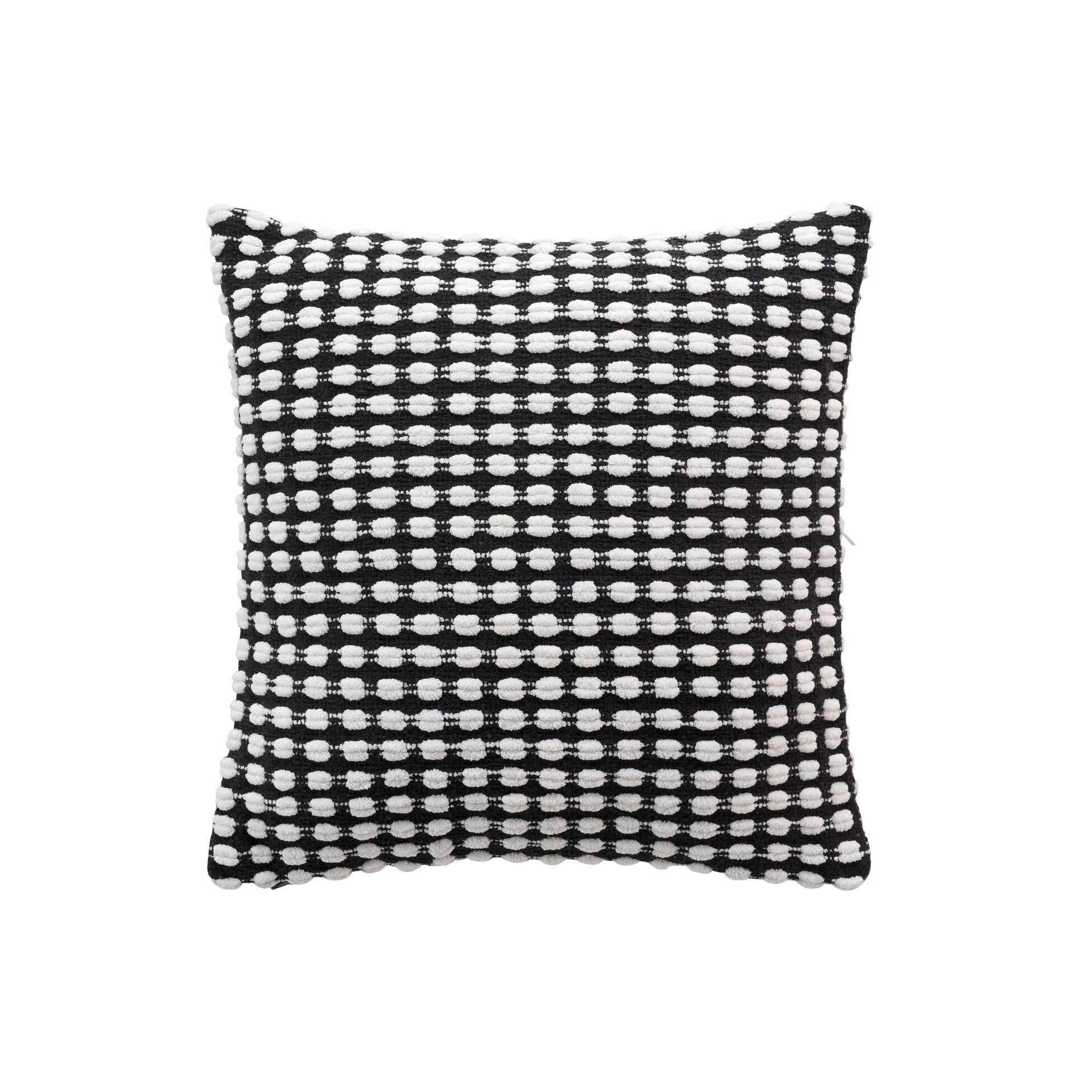 JASTUČNICA  - crna, Osnovno, tekstil (40/40cm)