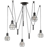 HÄNGELEUCHTE 90/90 cm   - Schwarz, LIFESTYLE, Metall (90/90cm)