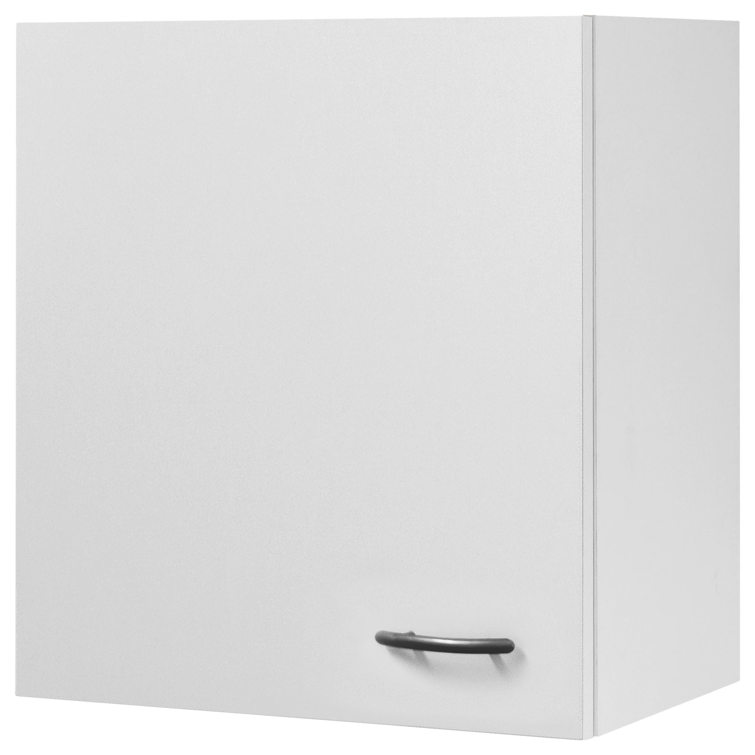 KÜCHENOBERSCHRANK 50/54,8/32 cm in Weiß - Edelstahlfarben/Weiß, Holzwerkstoff/Kunststoff (50/54,8/32cm) - FlexWell