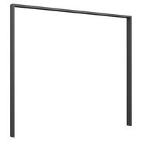 PASSEPARTOUTRAHMEN 228/213/12 cm Graphitfarben  - Graphitfarben, Design, Holzwerkstoff (228/213/12cm) - Carryhome