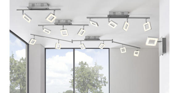 LED-STRAHLER 14/15,5/8 cm - Alufarben/Nickelfarben, Basics, Kunststoff/Metall (14/15,5/8cm) - Novel
