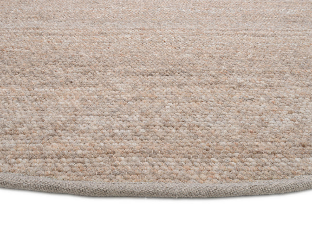HANDWEBTEPPICH 200/200 cm Helsinki Cappuccino  - Cappuccino, Basics, Textil (200/200cm) - Linea Natura