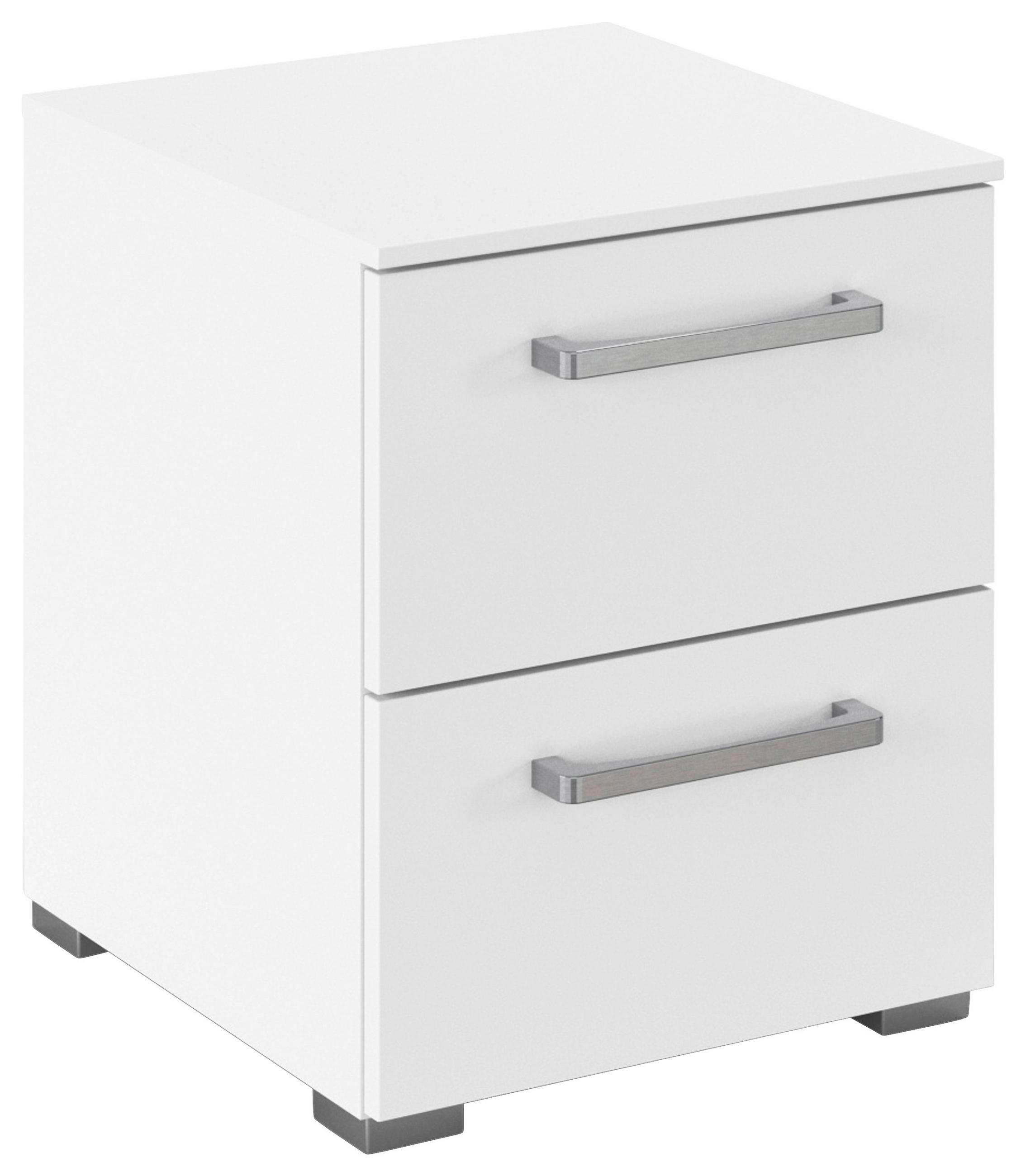 NACHTSCHRANK 40/49/42 cm  - Edelstahlfarben/Alufarben, Basics, Holzwerkstoff/Kunststoff (40/49/42cm) - Xora