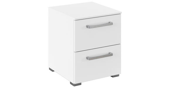NACHTSCHRANK 40/49/42 cm  - Edelstahlfarben/Alufarben, Basics, Holzwerkstoff/Kunststoff (40/49/42cm) - Xora