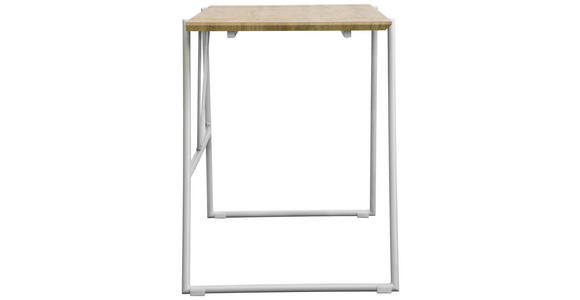 SCHREIBTISCH 140/60/75 cm Kaschmir, Eiche Artisan  - Kaschmir/Eiche Artisan, Design, Holzwerkstoff/Metall (140/60/75cm) - Carryhome