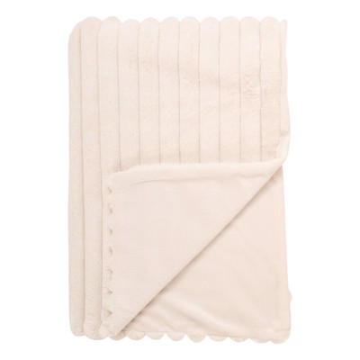 KUSCHELDECKE 140/200 cm  - Creme, Basics, Textil (140/200cm)