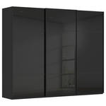 SCHWEBETÜRENSCHRANK  in Schwarz  - Schwarz, KONVENTIONELL, Glas/Holzwerkstoff (242/223/68cm) - Novel