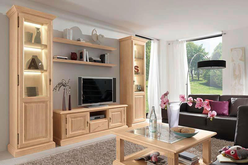 LOWBOARD  in 160/57/44 cm  - Beige, Design, Holz (160/57/44cm) - Livetastic