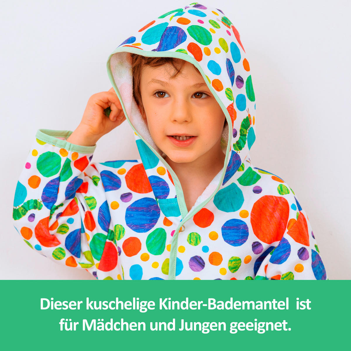 KINDERBADEMANTEL 128  - Multicolor, Basics, Textil (128null)