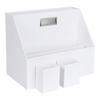 SCHREIBTISCHSET Papier, Karton Weiß  - Weiß, Basics, Karton/Papier (35/28/20cm)