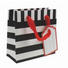 Geschenktaschenset 8teilig 8 Stück Schwarz, Weiß - Schwarz/Weiß, Papier (14,5/15/6cm)