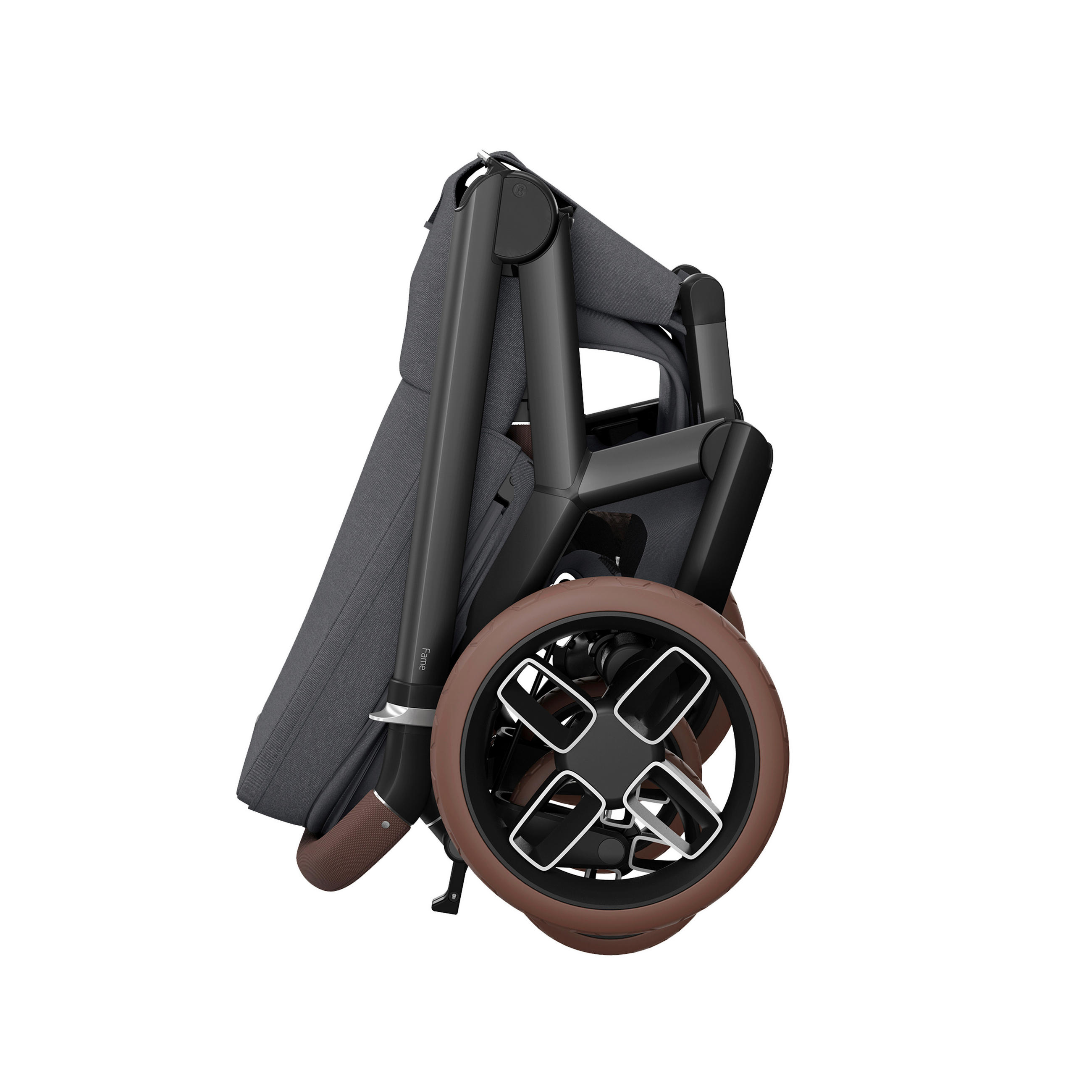 KINDERWAGEN  Fame  Twillic Graphite  - Dunkelgrau/Graphitfarben, Basics, Kunststoff/Textil (61.5/110/95,5cm) - Maxi-Cosi