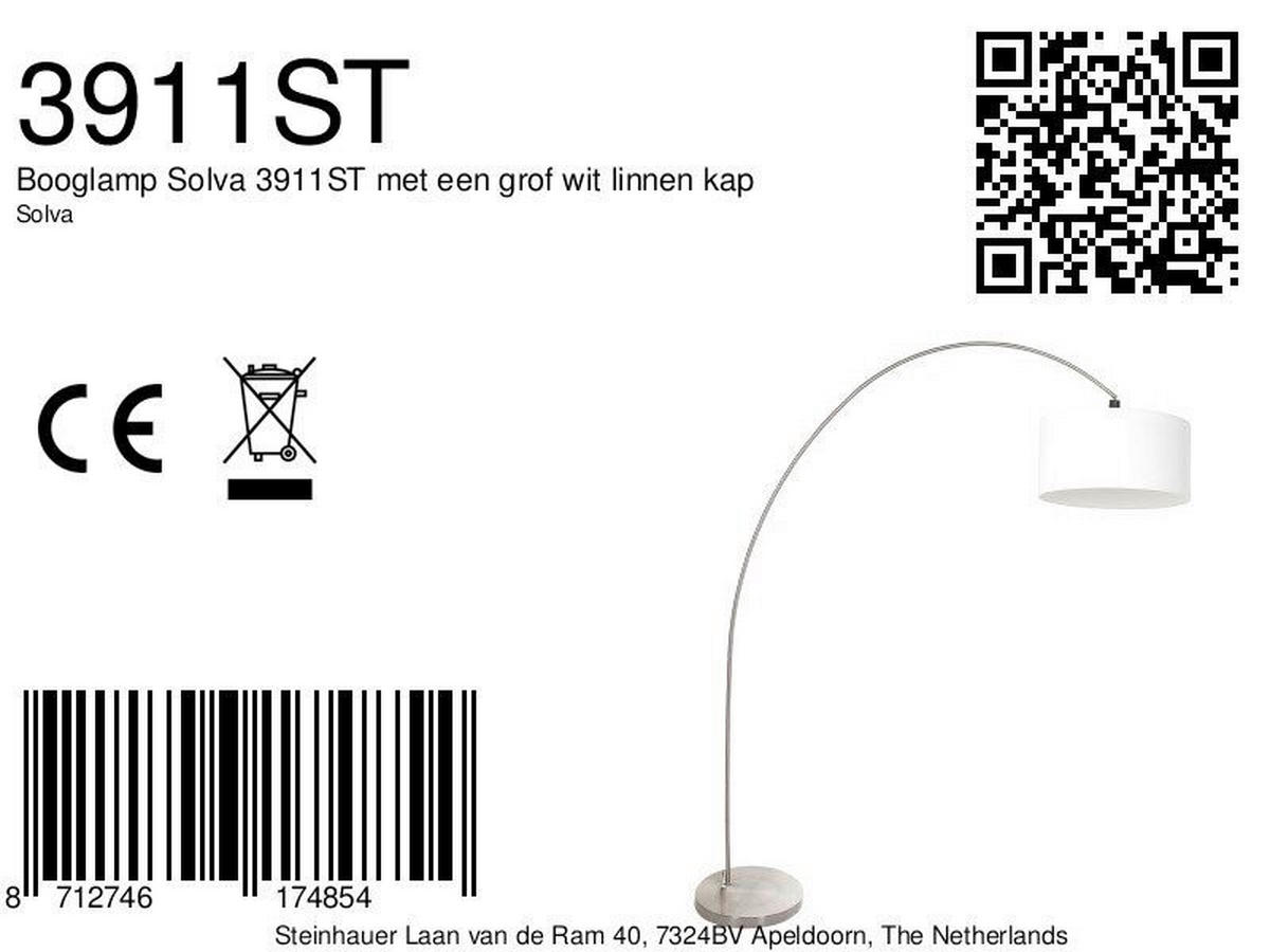 STEHLEUCHTE 40/185/172 cm  - Silberfarben/Weiß, Trend, Glas/Metall (40/185/172cm)