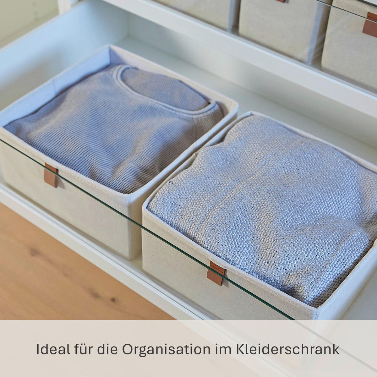 ORGANIZER  - Beige, Basics, Karton/Textil (30/30/15cm) - Store It