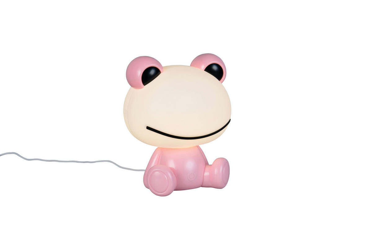 LED-TISCHLEUCHTE 19,5/16,5/24,5 cm   - Pink/Weiß, LIFESTYLE, Kunststoff (19,5/16,5/24,5cm)