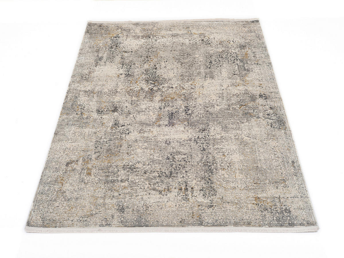 WEBTEPPICH 140/200 cm Avignon Grau, Hellgrau, Dunkelgrau  - Dunkelgrau/Hellgrau, Design, Textil (140/200cm) - Dieter Knoll