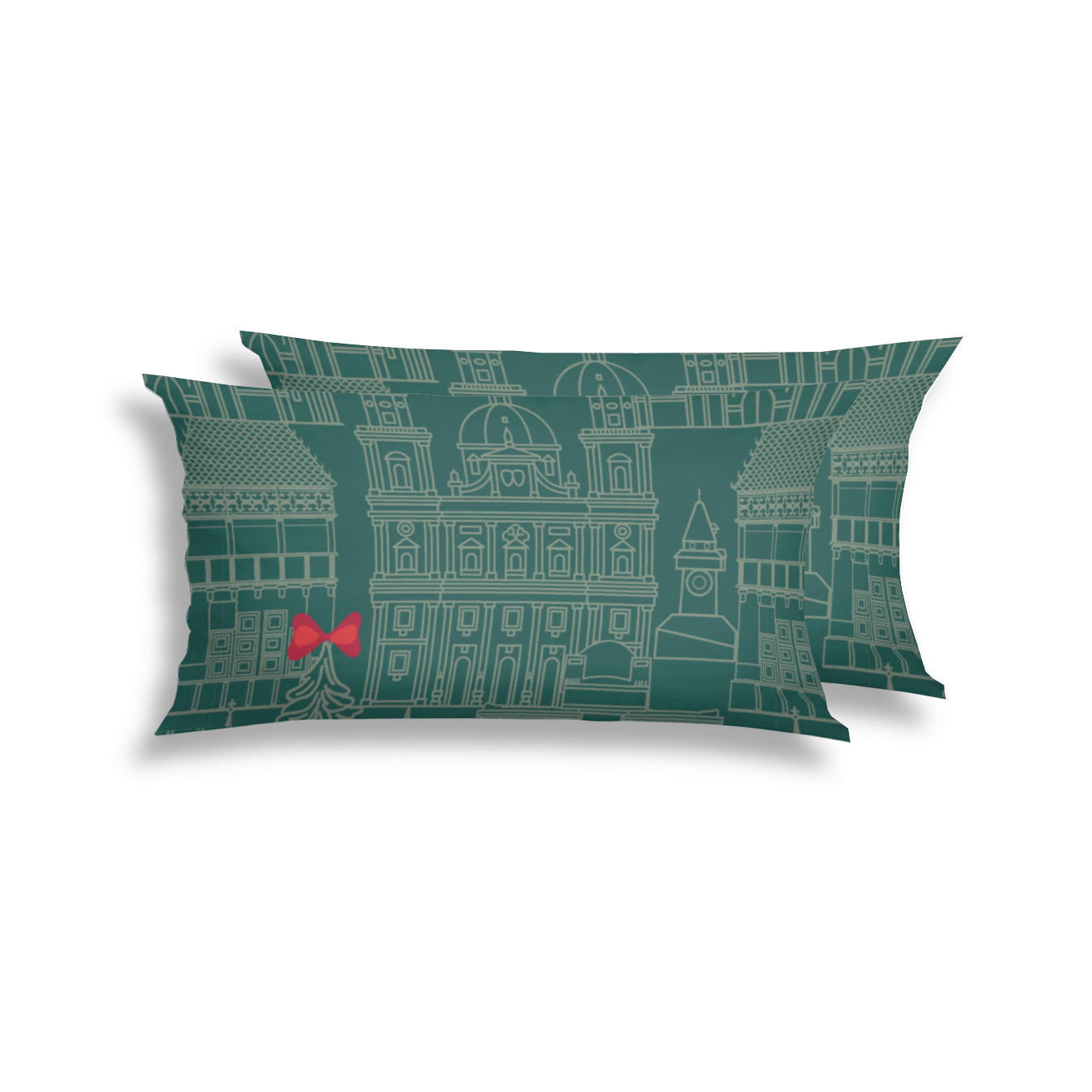 KOPFPOLSTERBEZUG 40/80 cm  - Smaragdgrün, Basics, Textil (40/80cm) - Florella