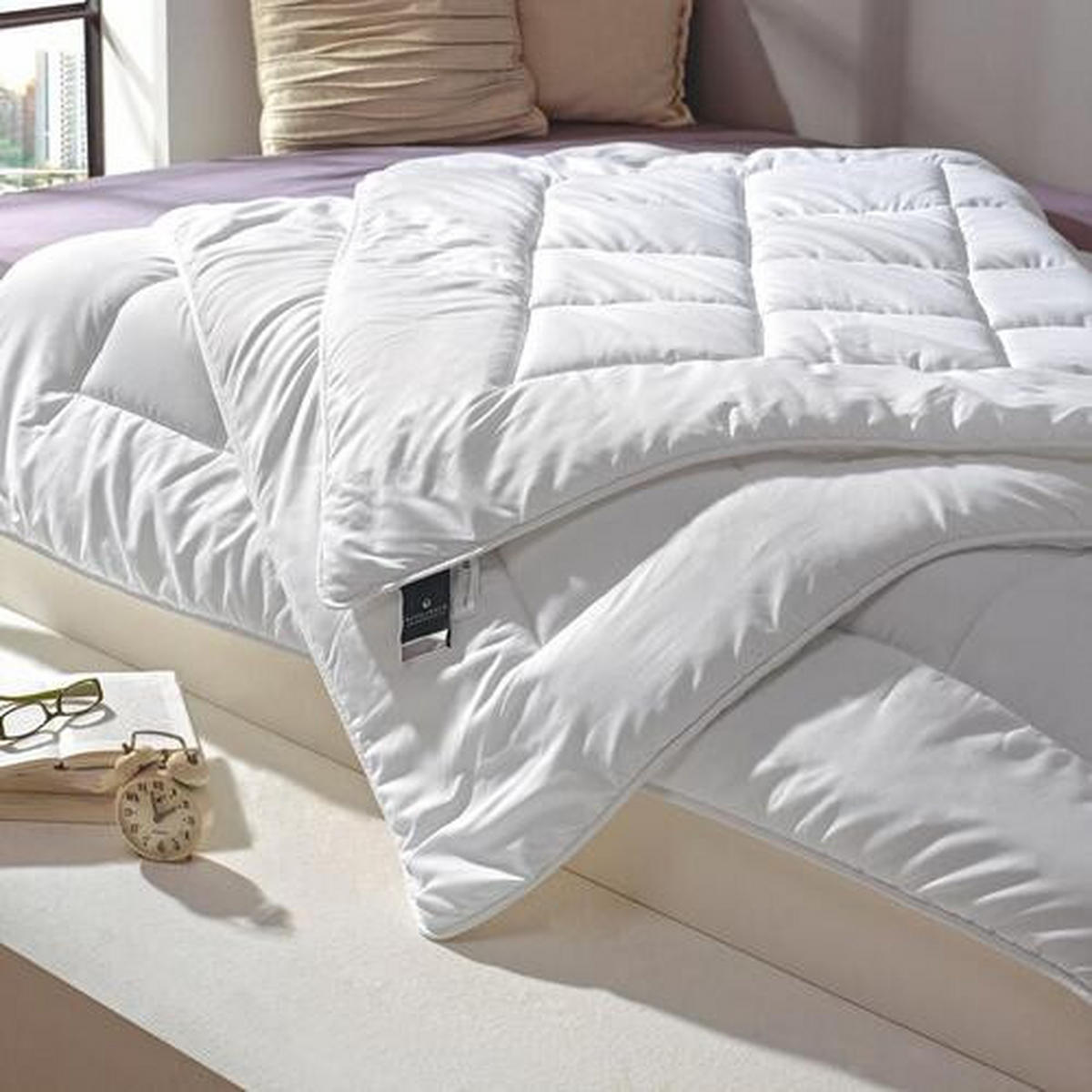 ZIMNÍ PŘIKRÝVKA, 135/200 cm, polyester - bílá, Basics, textil (135/200cm) - Billerbeck