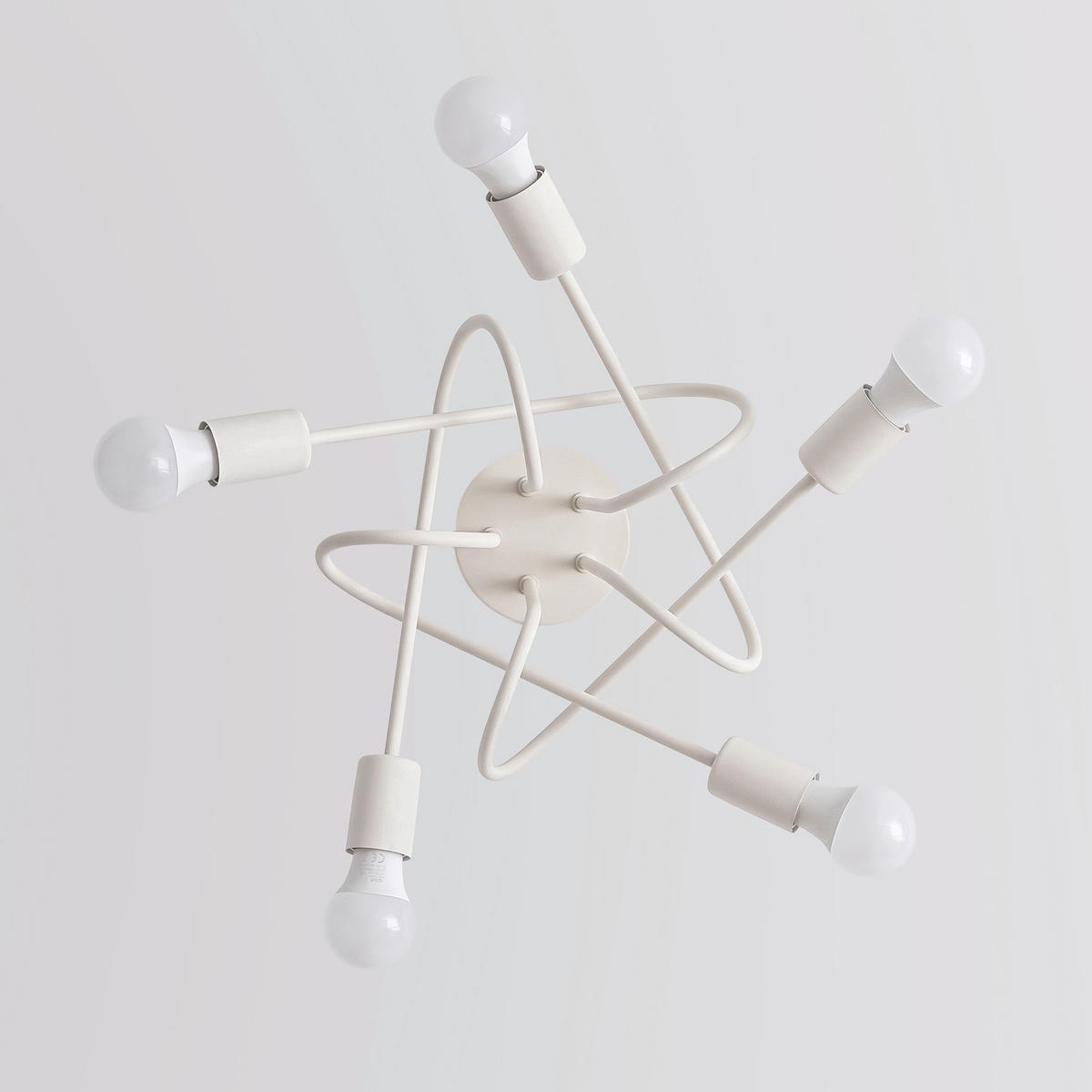 DECKENLEUCHTE    50/50/31 cm  - Sandfarben, KONVENTIONELL, Metall (50/50/31cm)