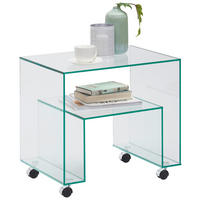 BEISTELLTISCH Glas 40/56/52 cm  - Design, Glas (40/56/52cm) - Xora