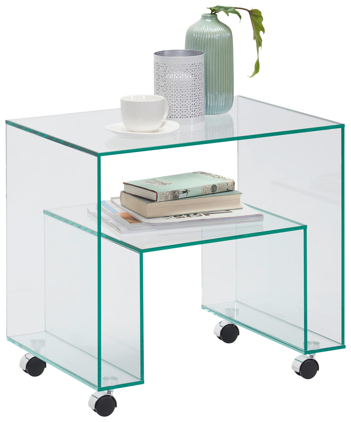 BEISTELLTISCH Glas 40/56/52 cm  - Design, Glas (40/56/52cm) - Xora