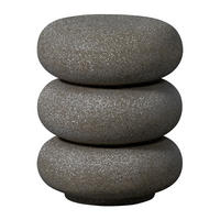 BEISTELLTISCH 40/40/50 cm Laurel Schwarz rund  - Schwarz, Design, Metall (40/40/50cm) - Livetastic