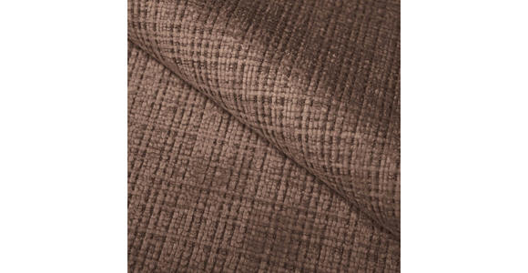 ECKSOFA in Chenille Braun  - Schwarz/Braun, MODERN, Kunststoff/Textil (315/180cm) - Hom`in