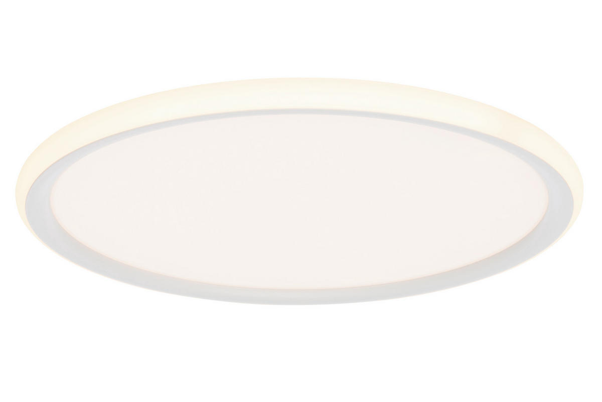 LED-DECKENLEUCHTE 40/3,5 cm   - Weiß, Basics, Kunststoff (40/3,5cm) - Novel