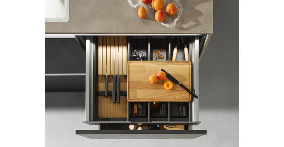 EINBAUKÜCHE - Eichefarben, Design, Holzwerkstoff - Dieter Knoll