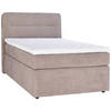 BOXSPRINGBETT 140/200 cm  in Grau  - Schwarz/Grau, Konventionell, Kunststoff/Textil (140/200cm) - Moderano