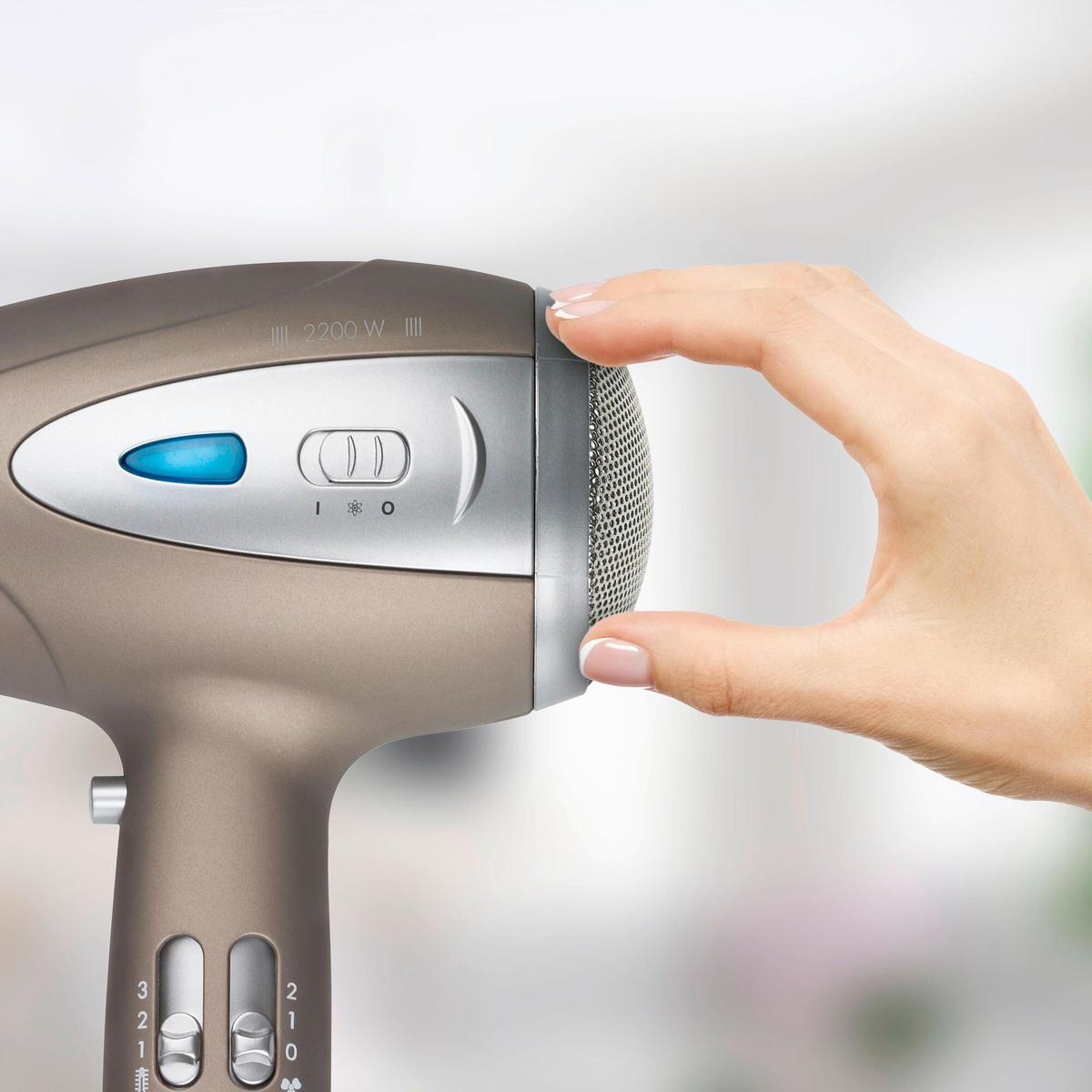 HAARTROCKNER  - Cappuccino, Basics, Kunststoff (22/27/9,5cm) - Bomann