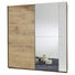 SCHWEBETÜRENSCHRANK 2-türig Eichefarben, Weiß - Eichefarben/Alufarben, MODERN, Holzwerkstoff/Metall (180/198/64cm) - Carryhome SCHWEBETÜRENSCHRANK 2-türig Eichefarben, Weiß - Eichefarben/Alufarben, MODERN, Holzwerkstoff/Metall (180/198/64cm) - Carryhome