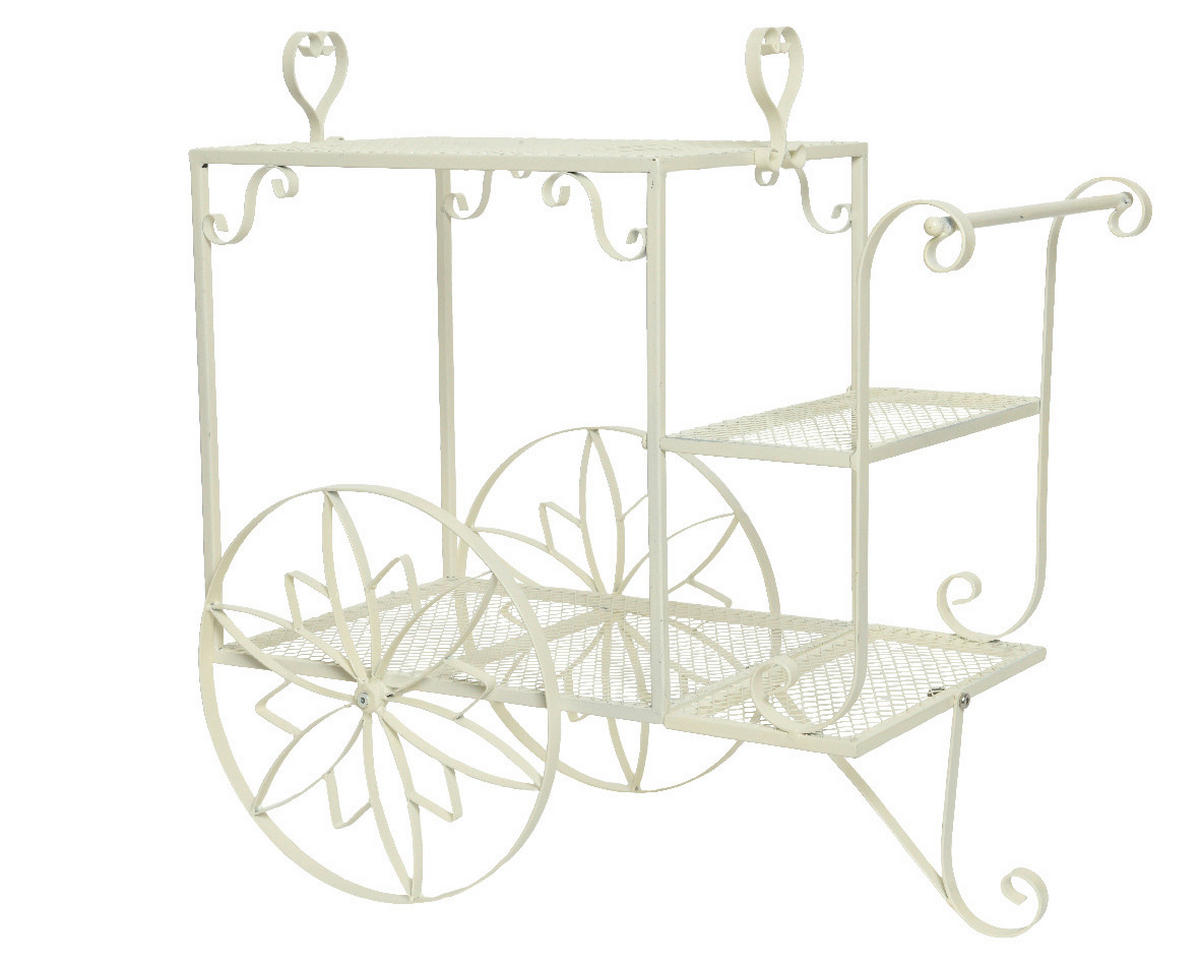 SUPORT PENTRU PLANTE - alb, Basics, metal (60/60cm)