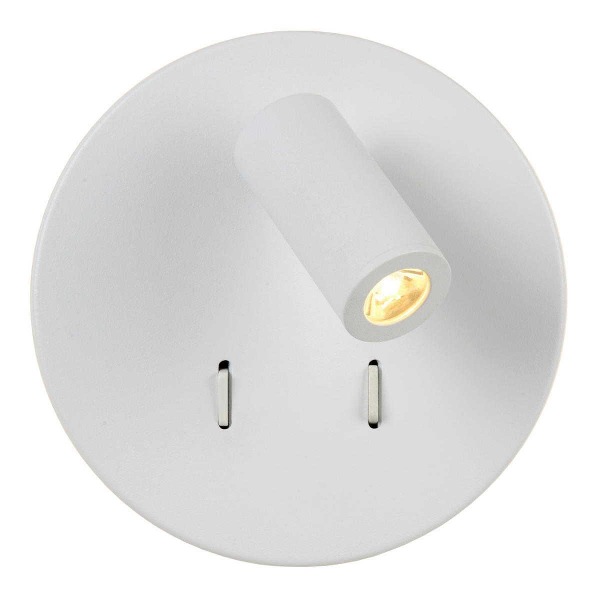 LED-WANDLEUCHTE - Weiss, Basics, Metall (14/14/10.5cm) - Lucide