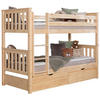 ETAGENBETT 90/200 cm Naturfarben  - Naturfarben, Modern, Holz (90/200cm) - MID.YOU