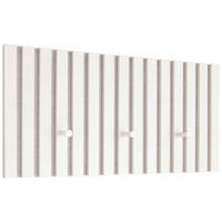 GARDEROBENPANEEL  in 60/30/7 cm  - Sandfarben, MODERN, Holzwerkstoff/Textil (60/30/7cm)