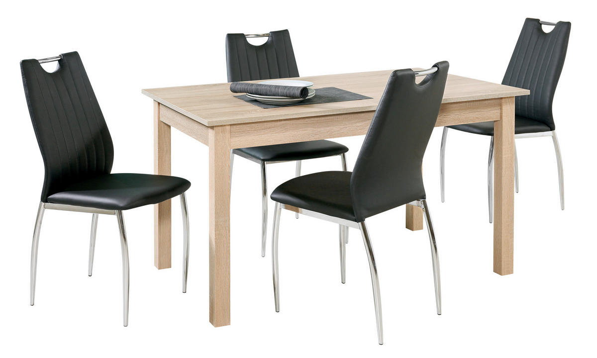 JÍDELNÍ STŮL, Sonoma dub, 140/80/76,5 cm - Sonoma dub, Design, kompozitní dřevo (140/80/76,5cm) - MID.YOU