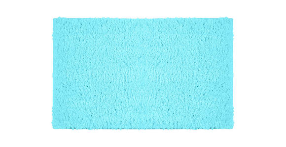 BADEMATTE 50/80 cm Türkis - Türkis, Basics, Naturmaterialien/Textil (50/80cm) - Boxxx
