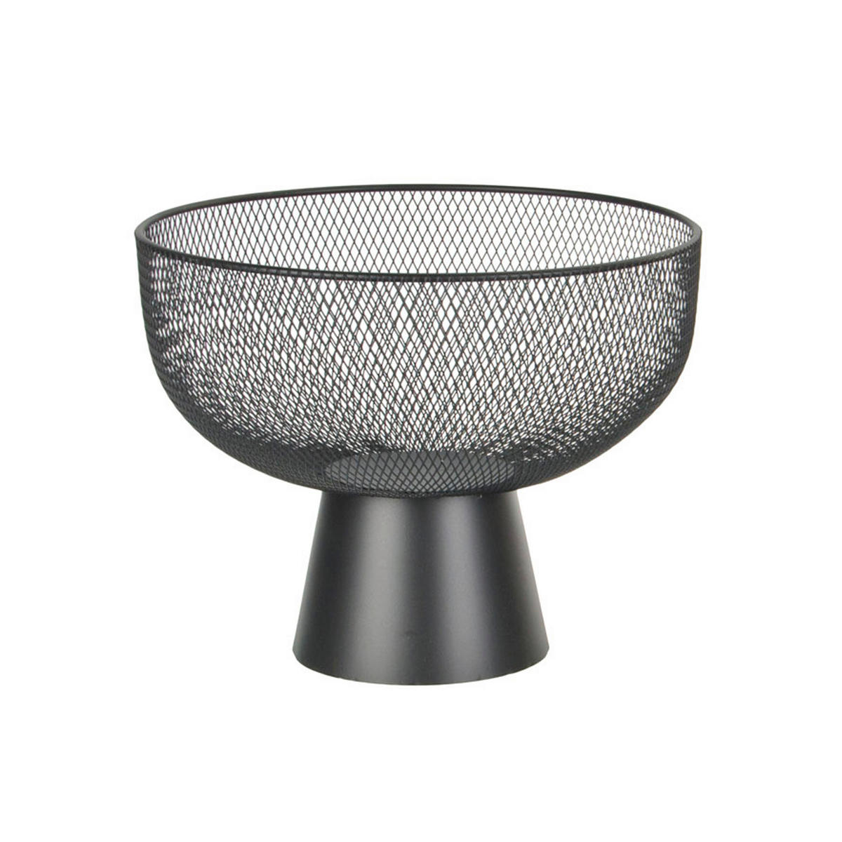MÍSA NA OVOCE - černá, Trend, kov (30/24cm) - Ambia Home