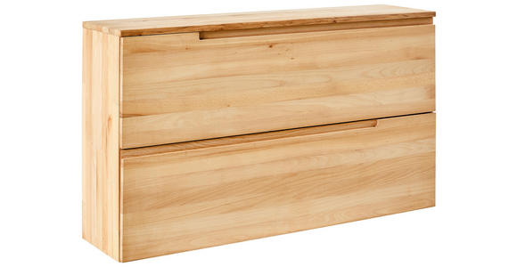 SCHUHSCHRANK 140,2/75,1/35 cm  - Kernbuche, KONVENTIONELL, Holz/Holzwerkstoff (140,2/75,1/35cm) - Linea Natura