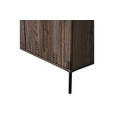 BUFFET Schwarz, Dunkelbraun  200/150/44 cm  - Dunkelbraun/Schwarz, Design, Holz/Holzwerkstoff (200/150/44cm) - Ambia Home