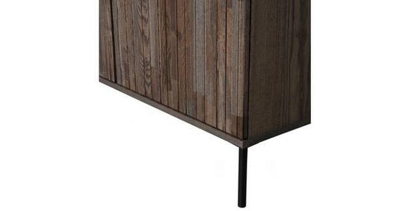 BUFFET Schwarz, Dunkelbraun  200/150/44 cm  - Dunkelbraun/Schwarz, Design, Holz/Holzwerkstoff (200/150/44cm) - Ambia Home