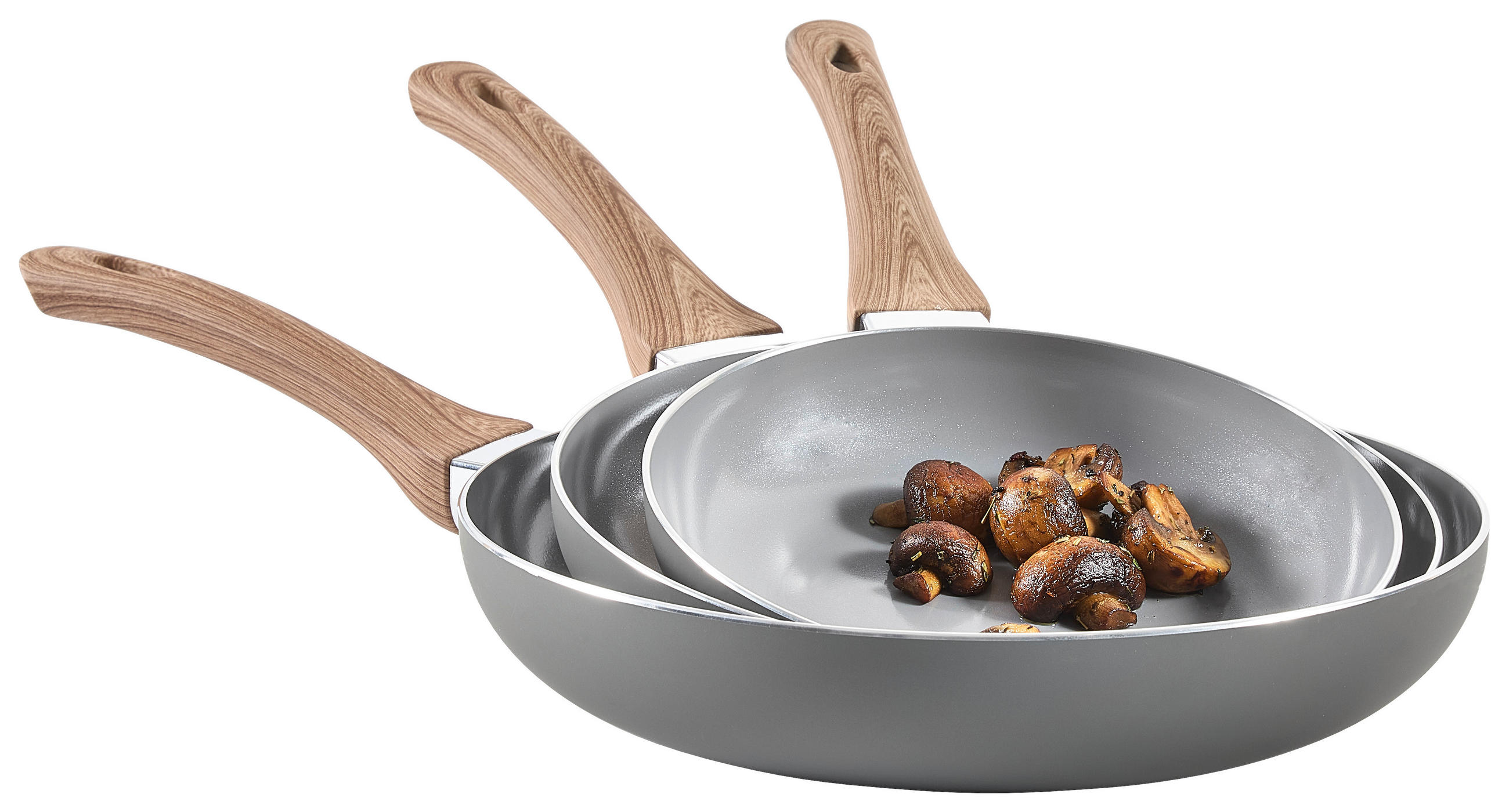PFANNE Keramikbeschichtung  - Braun/Grau, Basics, Kunststoff/Metall (24/4,5cm) - Homeware Profession.