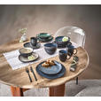KOMBISERVICE Blau SØREN BLUE 10-teilig 2 Personen  - Blau, Trend, Keramik - Novel