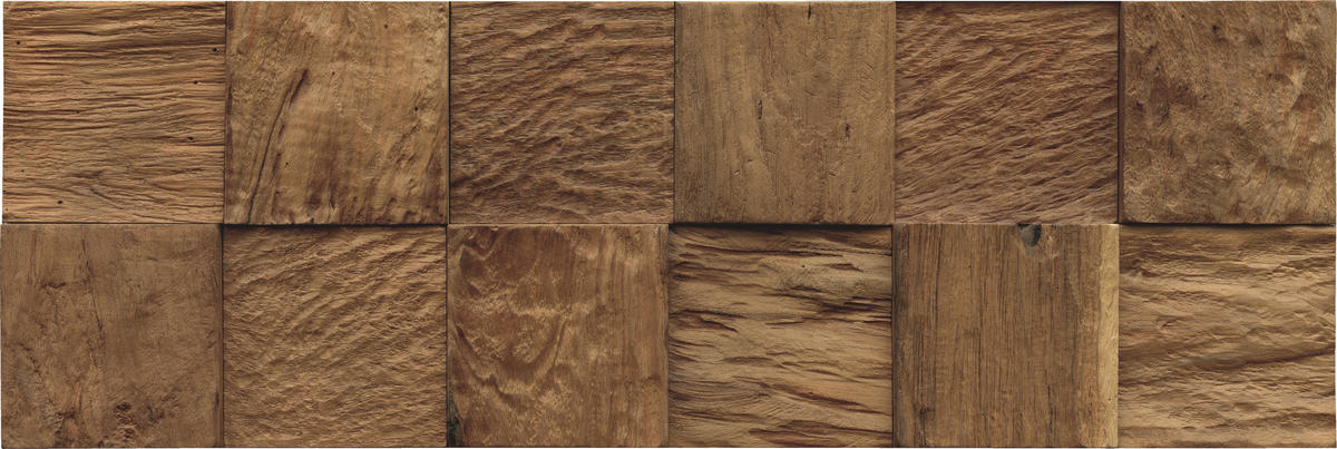WANDVERKLEIDUNG 10 Stück  - Braun, Basics, Holz (55.2/18.4/2cm)