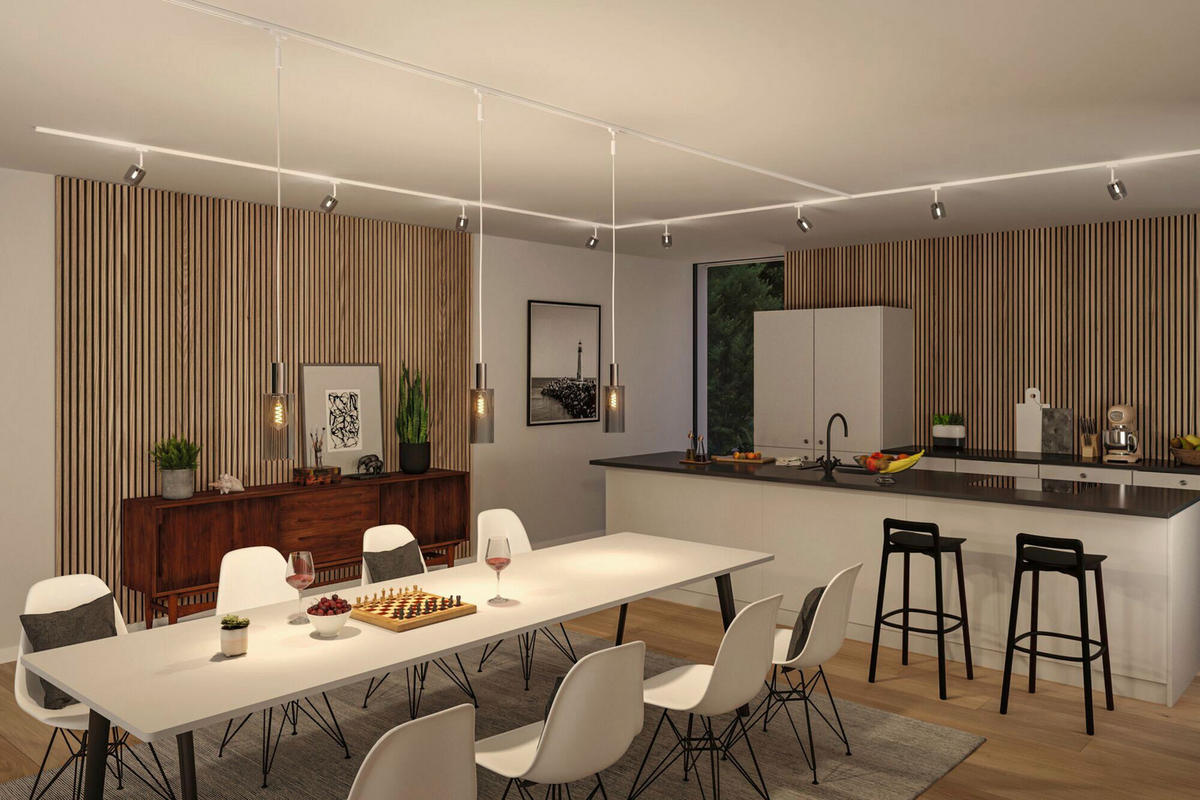 SCHIENENSYSTEM-STRAHLER Blossom 19,2/11/7,7 cm  - Basics (19,2/11/7,7cm) - Paulmann