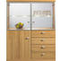 HIGHBOARD Eiche furniert, massiv lackiert Eichefarben, Sandfarben - Sandfarben/Edelstahlfarben, KONVENTIONELL, Glas/Holz (120/149,2/39,1cm) - Invivus HIGHBOARD Eiche furniert, massiv lackiert Eichefarben, Sandfarben - Sandfarben/Edelstahlfarben, KONVENTIONELL, Glas/Holz (120/149,2/39,1cm) - Invivus
