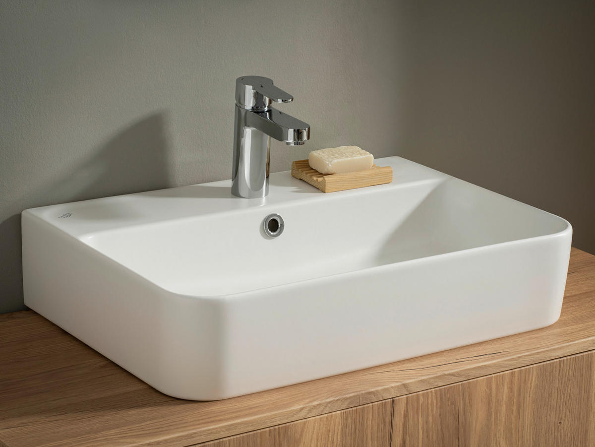 WASCHTISCHKOMBI 101 cm  - Wildeiche/Weiß, KONVENTIONELL, Keramik/Holzwerkstoff (101cm) - Held